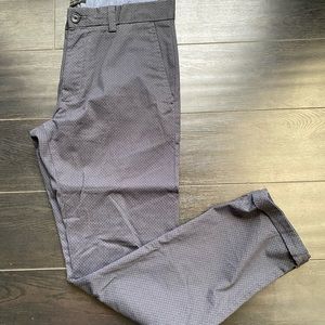 Banana Republic Skinny Chino. Cool subtle pattern.